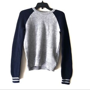 Gap Kids Navy and Gray Sweater
